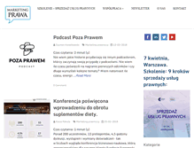 Tablet Screenshot of marketingprawa.pl